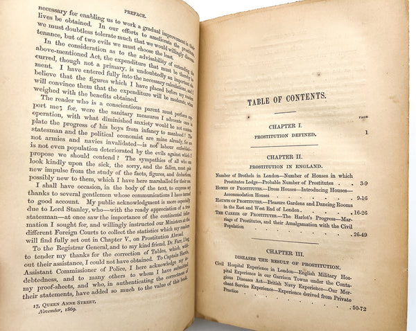 Prostitution, Considered in its Moral, Social, and Sanitary Aspects in London...
