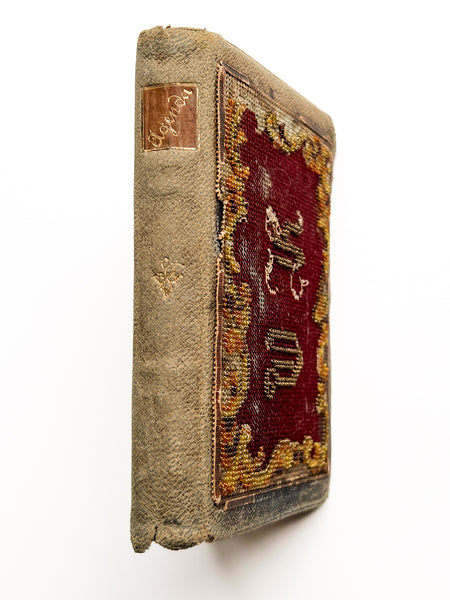 Beaded agenda book used by a Swedish immigrant ca. 1900-1915