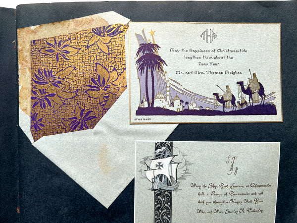 Xmas Greeting Cards de Luxe from the Studios of the Process Engraving Co. Chicago, Ill.