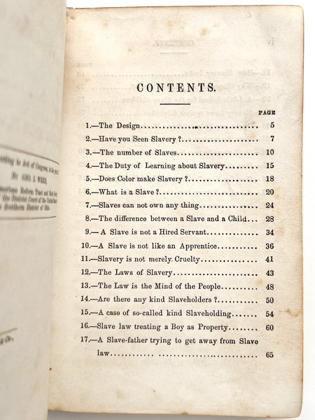 The Child's Book on Slavery; or, Slavery Made Plain