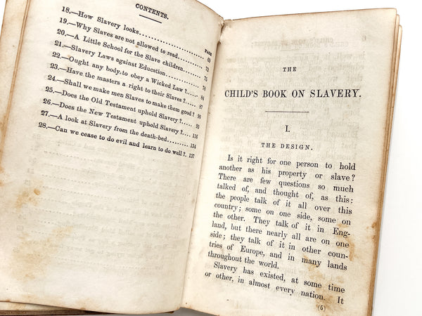 The Child's Book on Slavery; or, Slavery Made Plain