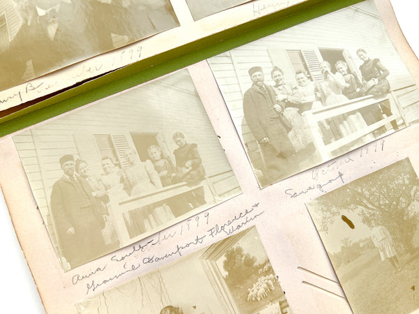 "Kodak Views" 1899-1900 photo album with views of Massachusetts & New England, including Bird's Eye Views from the top of the Bunker Hill Monument and great interior snapshots