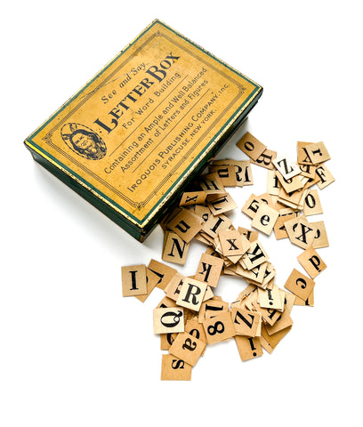 See and Say Letter Box