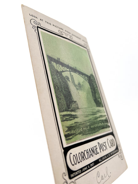 Colorchange Post Card, Passaic Falls, NJ