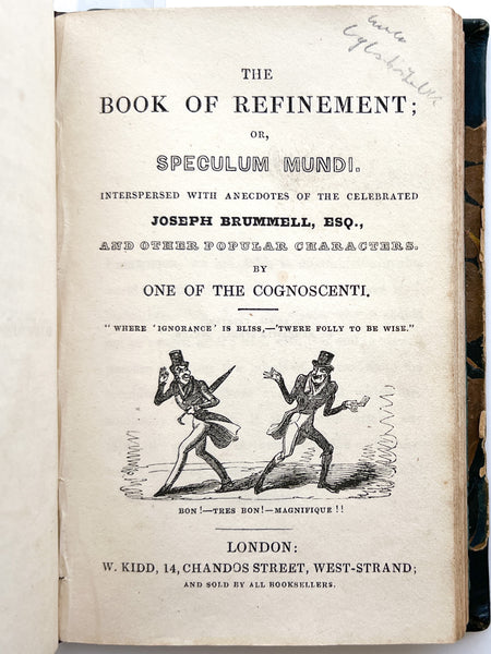 Sammelband of Seven [7] Facetiae or jeux d’esprits published  by the “Thief,” William Kid., London, 1830s.