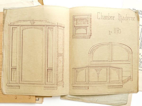 Bois & Perrin 1930s furniture and cabinetmakers' supply catalog ephemera