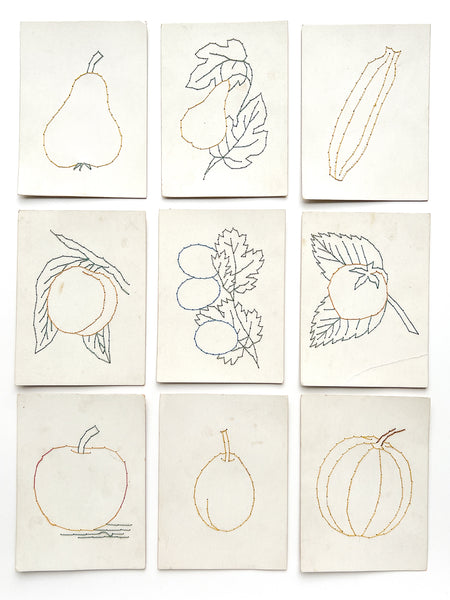 Fruit Sewing Cards (in original box)