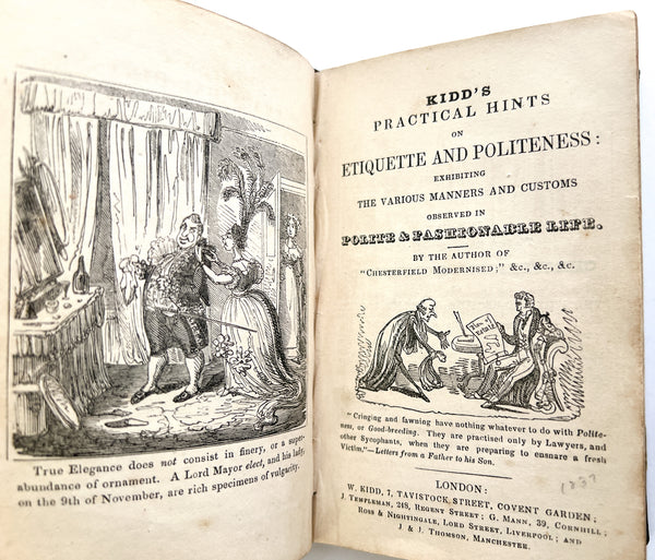 Sammelband of Seven [7] Facetiae or jeux d’esprits published  by the “Thief,” William Kid., London, 1830s.