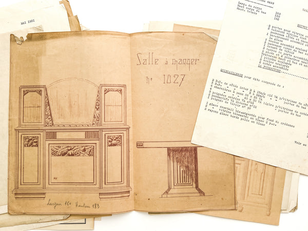 Bois & Perrin 1930s furniture and cabinetmakers' supply catalog ephemera