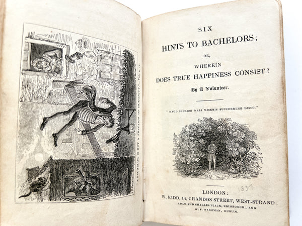 Sammelband of Seven [7] Facetiae or jeux d’esprits published  by the “Thief,” William Kid., London, 1830s.