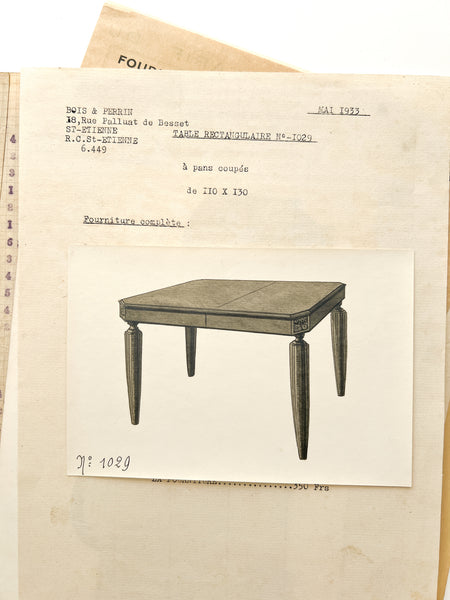 Bois & Perrin 1930s furniture and cabinetmakers' supply catalog ephemera