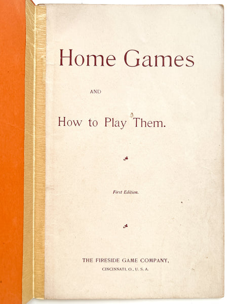 Home Games and How to Play Them
