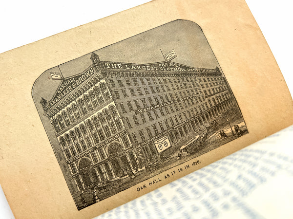 Methods of Business of the Largest Establishment in the World for the Manufacture and Sale of Men's Wear