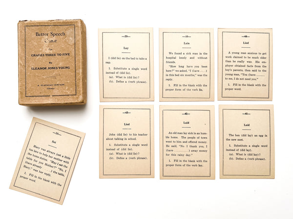 Better Speech Game [with] Practical Grammar Game