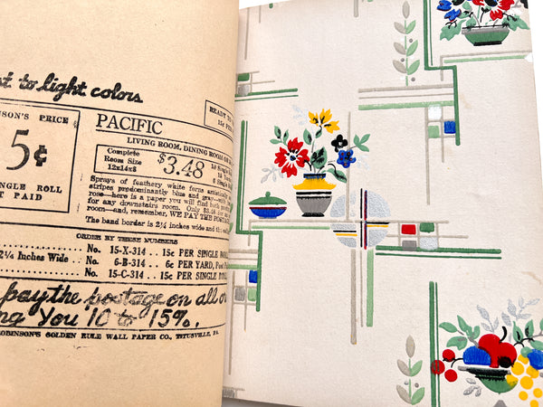 Robinson's Golden Rule Wallpaper, 1951-1952