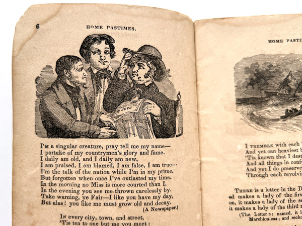 Home Pastimes; or Agreeable Exercises for the Mind, consisting of Enigmas, Charades Conundrums, etc