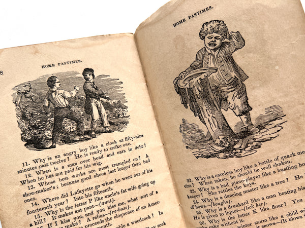 Home Pastimes; or Agreeable Exercises for the Mind, consisting of Enigmas, Charades Conundrums, etc