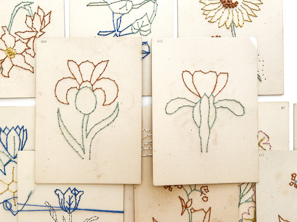 Flower Sewing Cards (#4227)