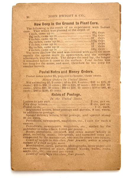 First, Best, Cheapest. Dwight's Cow Brand of Soda or Saleratus. Cheapest Because Best. (cover title)