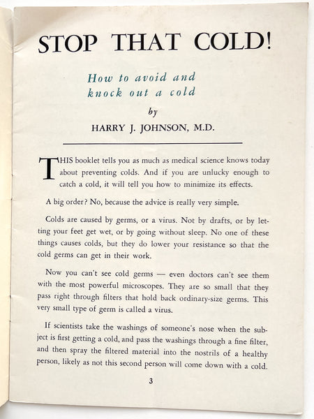 Stop that cold! How to avoid and knock out a cold.