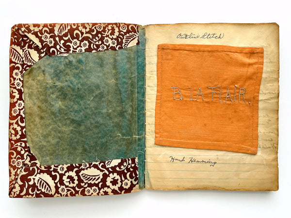 Early twentieth-century American sewing skill notebook