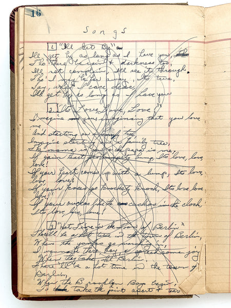 1925 ledger book, revisited in 1946