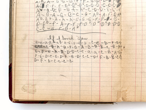 1925 ledger book, revisited in 1946