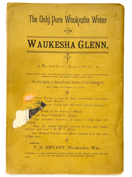 Dio Lewis' Nuggets. Volume I, Nos. 1 & 5. August & December, 1885.