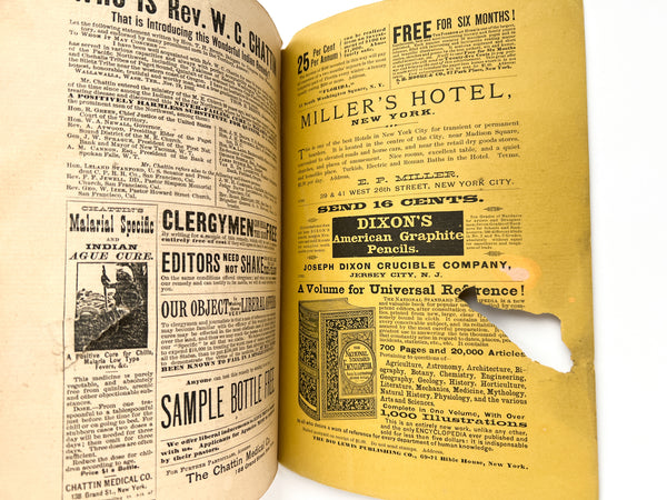 Dio Lewis' Nuggets. Volume I, Nos. 1 & 5. August & December, 1885.