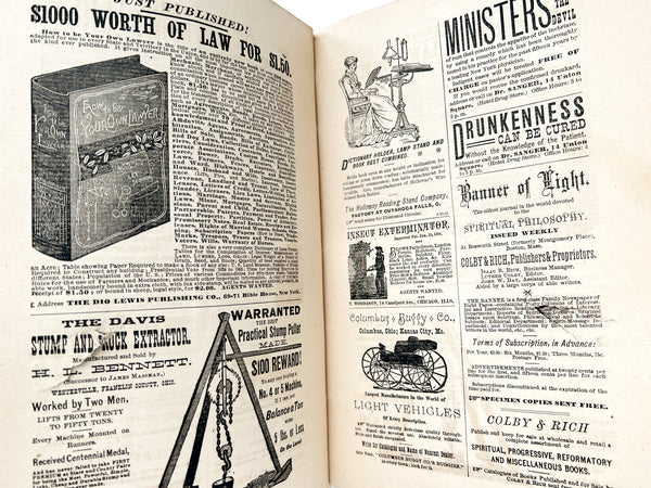 Dio Lewis' Nuggets. Volume I, Nos. 1 & 5. August & December, 1885.