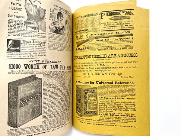 Dio Lewis' Nuggets. Volume I, Nos. 1 & 5. August & December, 1885.