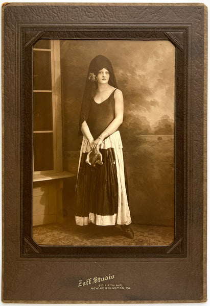 Studio photograph of an actress