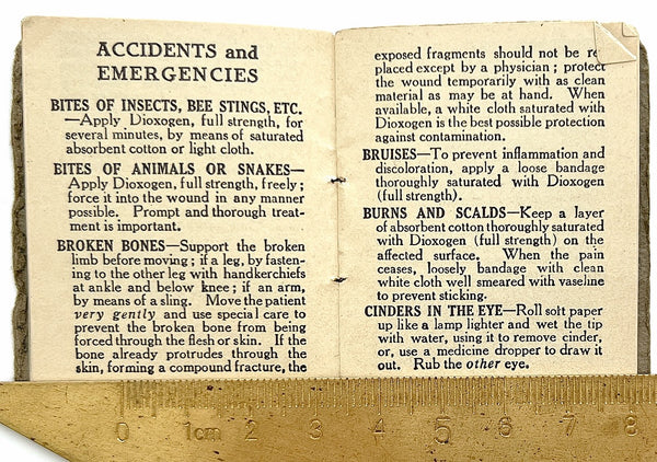 Emergency Suggestions. Pocket edition, containing court plaster (cover title)