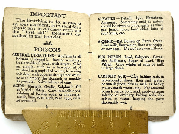 Emergency Suggestions. Pocket edition, containing court plaster (cover title)