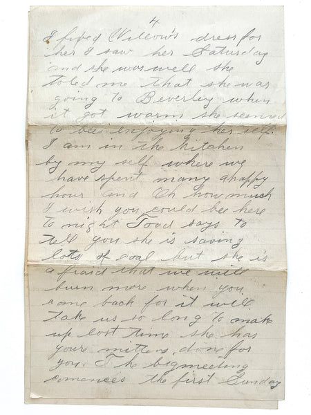 1898 Cautiously romantic letter to an almost-sweetheart