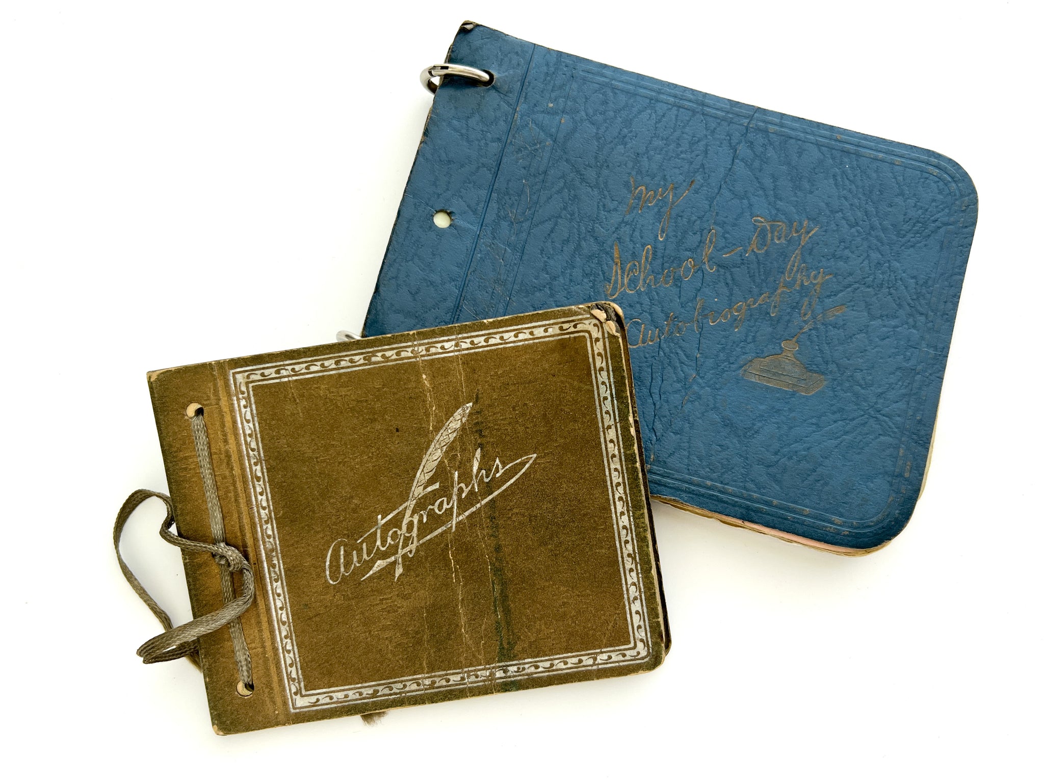 Pair of salty autograph books belonging to Sophie, a junior high student from Greensburg, PA.