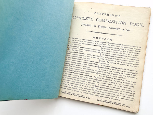 Compositions of Lizzie Carroll, St. John's School (Patterson's Complete Composition Book)