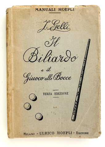 Il biliardo e il giuoco alle bocce.