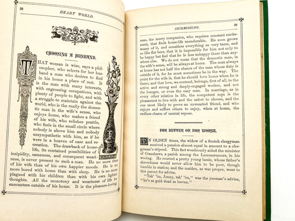 Heart World; or, Interesting Incidents of Courtship, Love and Marriage