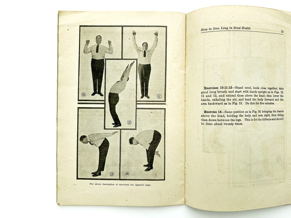 How to Live Long in Good Health: Jones, The Health Lecturer, Demonstrator and Teacher (cover)