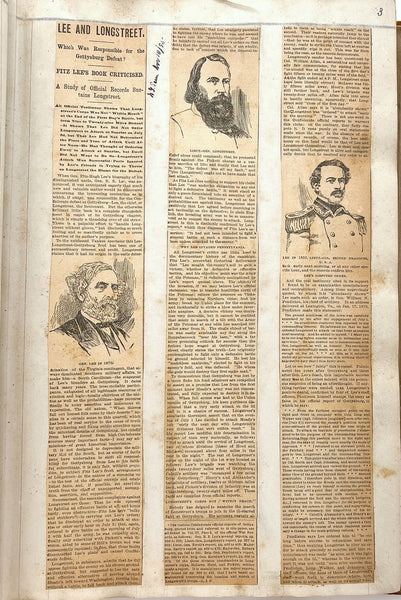 Wisconsin newspaper man's scrapbook 1895-1901, much from the inaugural issues of the Milwaukee 'Free Press'