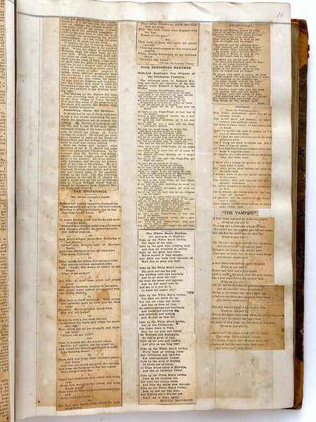 Wisconsin newspaper man's scrapbook 1895-1901, much from the inaugural issues of the Milwaukee 'Free Press'
