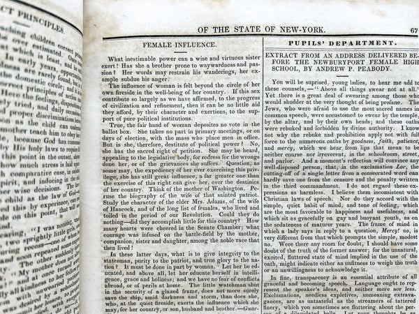 District School Journal of the State of New York, 1847-1848 (14 issues)