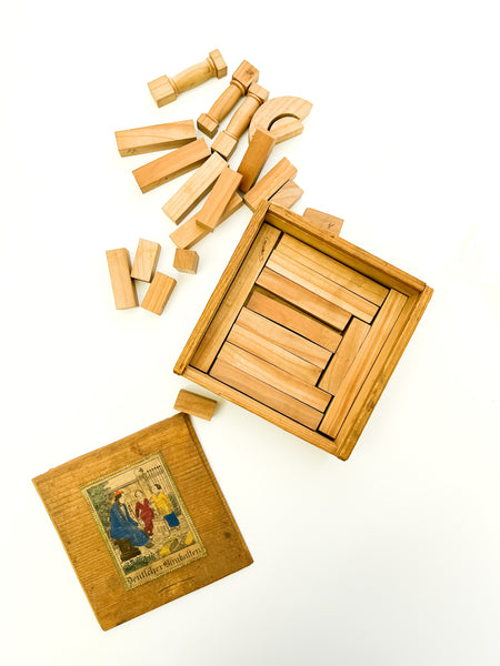 Deutscher Baukasten, mid-19C German building blocks