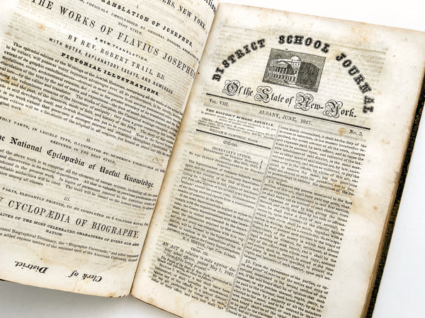 District School Journal of the State of New York, 1847-1848 (14 issues)