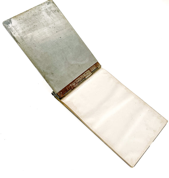 Wilson Jones Loose Leaf Co. steel clamp binder, ca. 1920