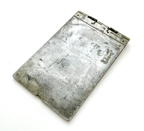 Wilson Jones Loose Leaf Co. steel clamp binder, ca. 1920