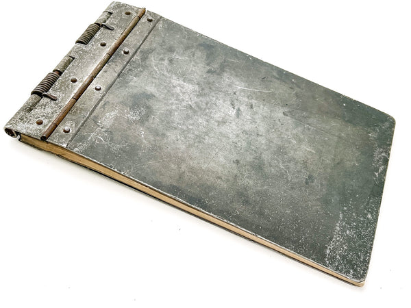 Wilson Jones Loose Leaf Co. steel clamp binder, ca. 1920