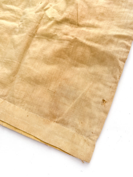 Yoyo stitched fabric cover, ca. 1930