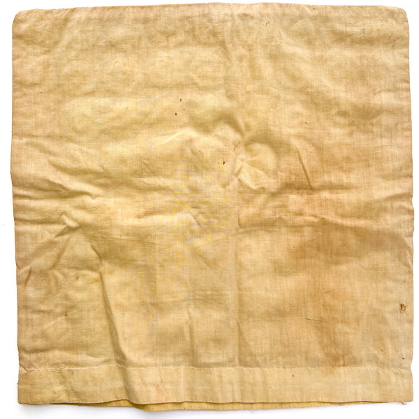Yoyo stitched fabric cover, ca. 1930
